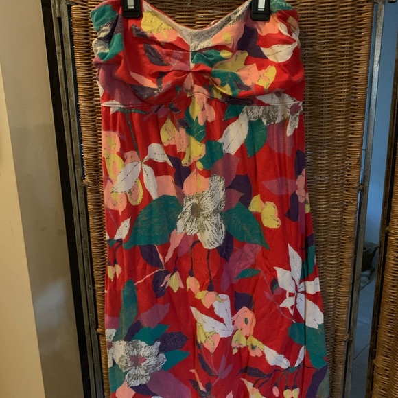 Roxy Sundress coverup and matching flip flops - Picture 3 of 6